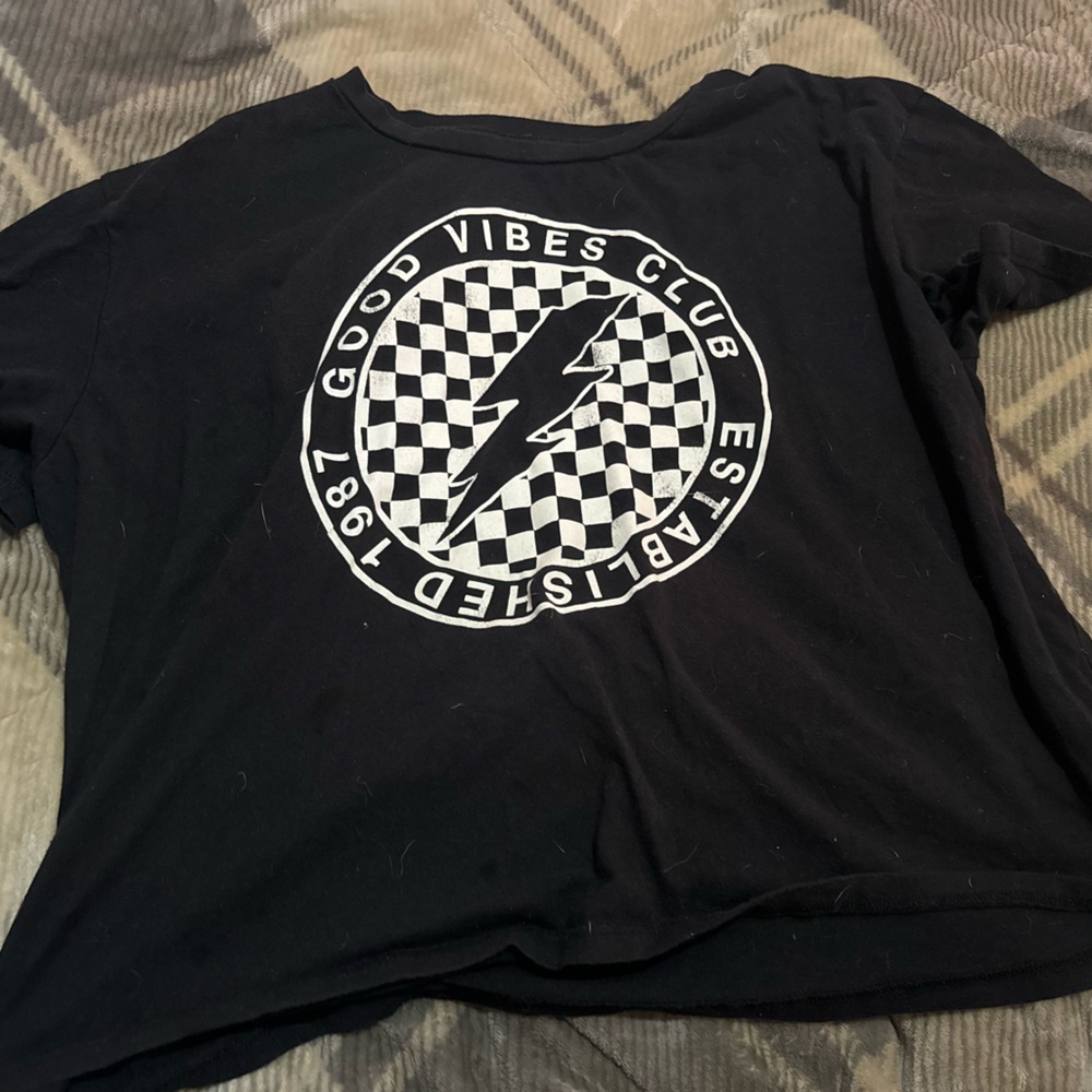 Good vibes crop top